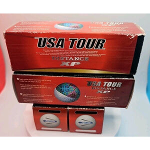 Lot Of 12 Vintage Putt Line Golf Balls | USA Tour Distance XP New | 4 x3 Packs